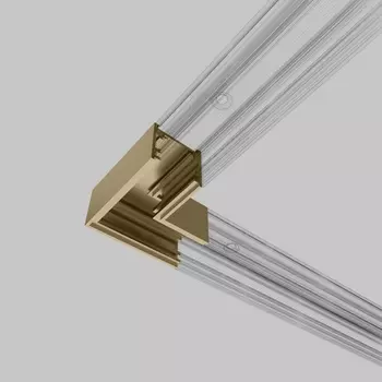 Коннектор угловой для накладного шинопровода Elektrostandard Line Magnetic Brass Line 85224/00 (латунь)