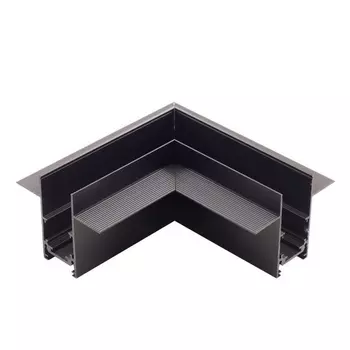 Коннектор угловой для встраиваемого магнитного шинопровода AM Group MAGNET AM402 LL-20С 90° Горизонтальный