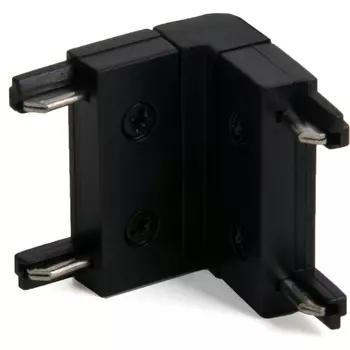 Коннектор угловой Elektrostandard Flat Magnetic внутренний для накладного шинопровода (черный) 85002/00