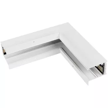 Коннектор угловой MAG-CON-4560-F-L90-INT (WH, внутренний) (Arlight, IP20 Металл, 3 года) 026918(1)