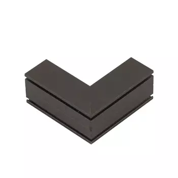 Коннектор угловой внутренний для накладного магнитного шинопровода AM Group MAGNET AM504 BK