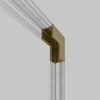 Коннектор угловой внутренний для накладного шинопровода Elektrostandard Line Magnetic Brass Line 85225/00 (латунь)