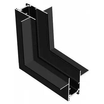 Коннектор угловой внутренний для встраиваемого магнитного шинопровода Hesby Lighting ElDeko HSBL_0063