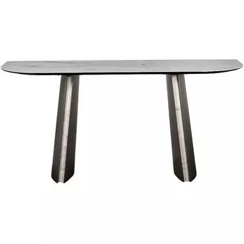 Консоль, керамика Johannesburg белая 160*50*75см Garda Decor арт.160KD-60062