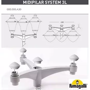 Консоль Fumagalli Midipilar 000.000.A30.L0