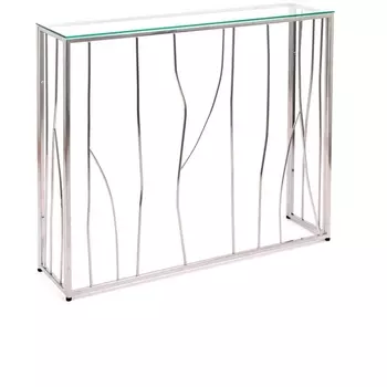 Консольный стол AllConsoles 1022-CS clear серебряный