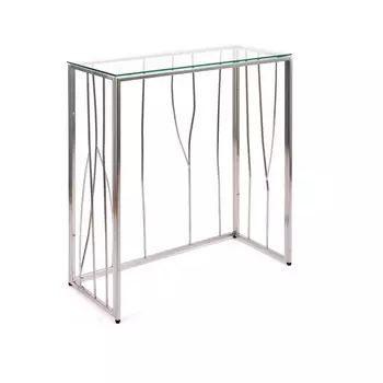 Консольный стол AllConsoles 1023-CS clear серебряный