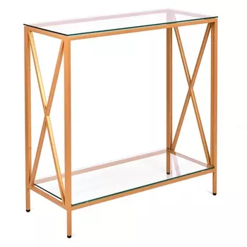 Консольный стол AllConsoles 1033-CG clear золотой