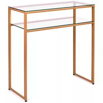Консольный стол AllConsoles 1043-CG clear золотой