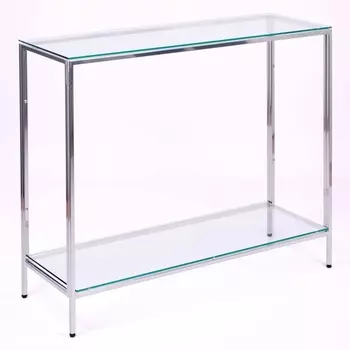 Консольный стол AllConsoles 1081-CS clear серебряный