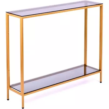 Консольный стол AllConsoles 1082-CG grey золотой