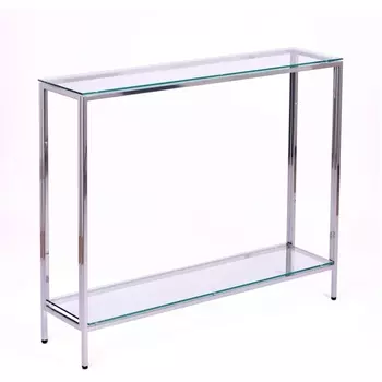 Консольный стол AllConsoles 1082-CS clear серебряный