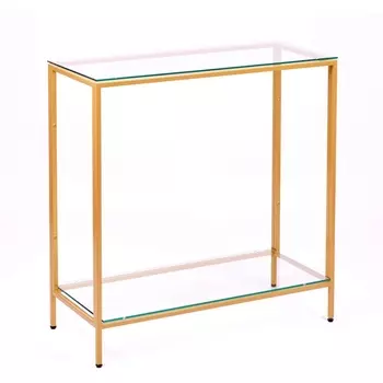 Консольный стол AllConsoles 1083-CG clear золотой