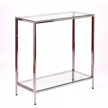 Консольный стол AllConsoles 1083-CS clear серебряный