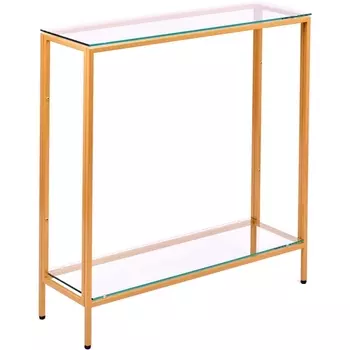 Консольный стол AllConsoles 1084-CG clear золотой