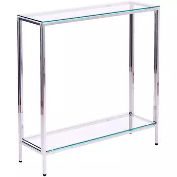 Консольный стол AllConsoles 1084-CS clear серебряный