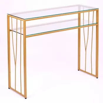 Консольный стол AllConsoles 1121-CG clear золотой