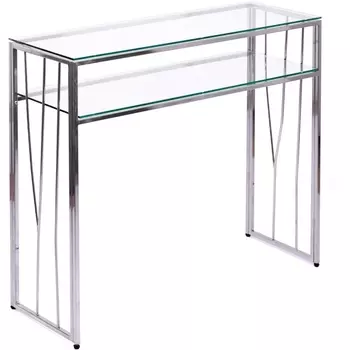 Консольный стол AllConsoles 1121-CS clear серебряный