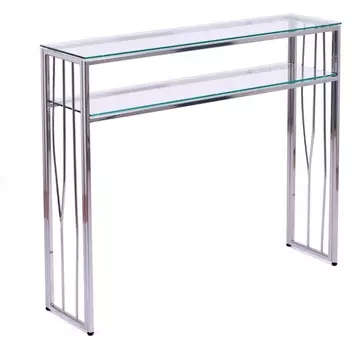 Консольный стол AllConsoles 1122-CS clear серебряный