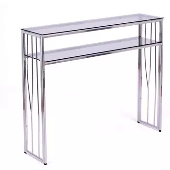 Консольный стол AllConsoles 1122-CS grey серебряный