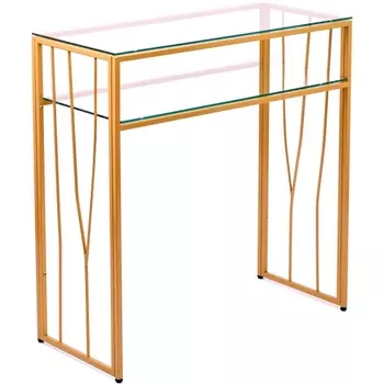 Консольный стол AllConsoles 1123-CG clear золотой