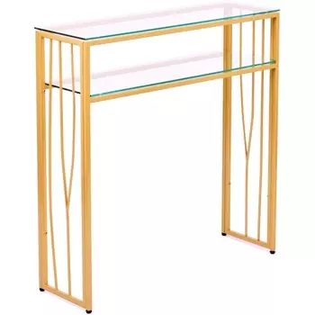 Консольный стол AllConsoles 1124-CG clear золотой