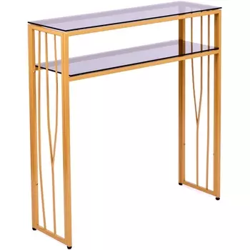 Консольный стол AllConsoles 1124-CG grey золотой