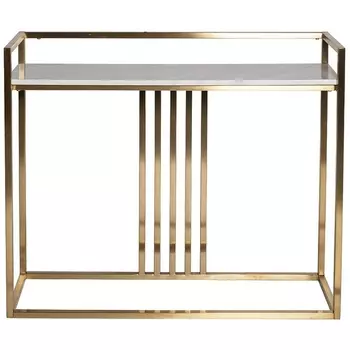 Консольный стол Garda Decor 47ED-182KONS-ZOL (Золото/Белый)