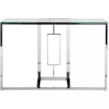 Консольный стол Garda Decor 47ED-CST067 (Серебро/Серебро,Прозрачный)