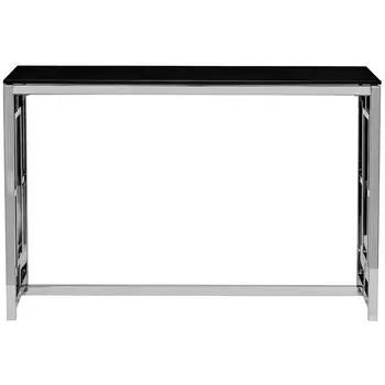 Консольный стол Garda Decor GY-CST2051212 (Серебро/Серебро,Черный)