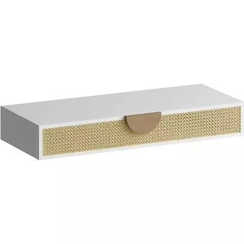 Консоль подвесная с одним ящиком Bionica ОГОГО Обстановочка! (ЛДСП/Серый,Светло-коричневый) арт.889968