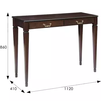 Консоль Васко В 91Н темно-коричневый/патина от фабрики Mebelik