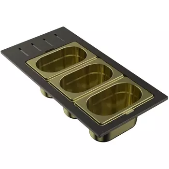 Контейнер Omoikiri DC-02-3-LG светлое золото
