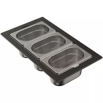 Контейнер Omoikiri DC-04-3-IN нержавеющая сталь