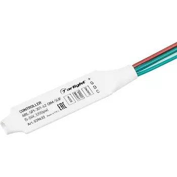 Контроллер ARL-SPI-301-62-DIM-SUF (5-24V, 3200pix) (Arlight, IP20 Пластик, 5 лет) 039632