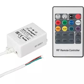 Контроллер LN-RF20B-J (12V, 72W, ПДУ 20кн) (Arlight, IP20 Пластик, 1 год) 011884