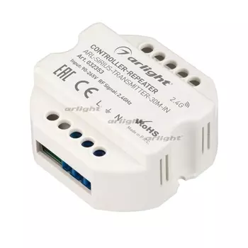 Контроллер-усилитель ARL-SIRIUS-TRANSMITTER-30M-IN (230V, 2.4G) (Arlight, IP20 Пластик, 3 года) 032353