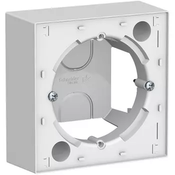 Коробка наружного монтажа (белый) Systeme Electric AtlasDesign ATN000100
