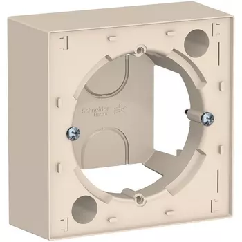 Коробка наружного монтажа (бежевый) Systeme Electric AtlasDesign ATN000200