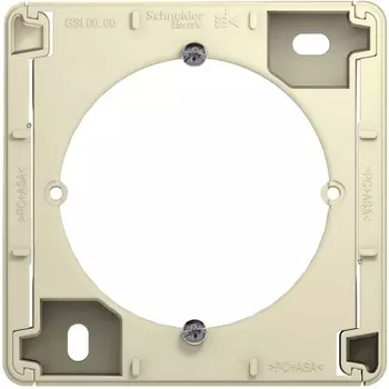Коробка наружного монтажа (бежевый) Systeme Electric Glossa GSL000200