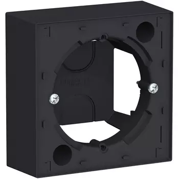Коробка наружного монтажа (карбон) Systeme Electric AtlasDesign ATN001000