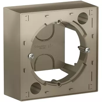 Коробка наружного монтажа (шампань) Systeme Electric AtlasDesign ATN000500