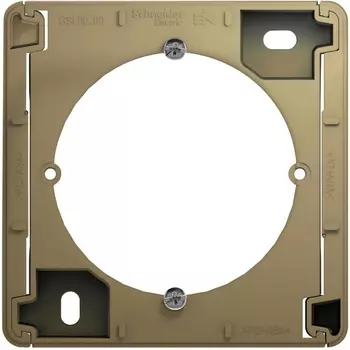 Коробка наружного монтажа (титан) Systeme Electric Glossa GSL000400