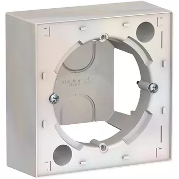 Коробка наружного монтажа (жемчужный) Systeme Electric AtlasDesign ATN000400