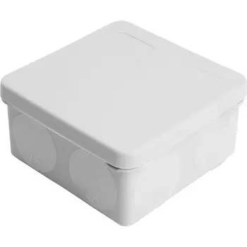 Коробка разветвительная 2-х компонентная (серый) Stekker 49198