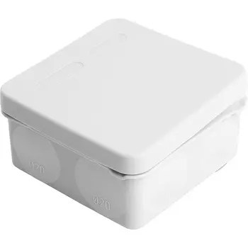 Коробка разветвительная 2-х компонентная (серый) Stekker 49197