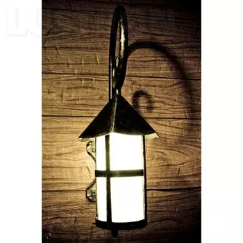 Кованый Настенный уличный фонарь Русские фонари Valerie 150-11/bg-01