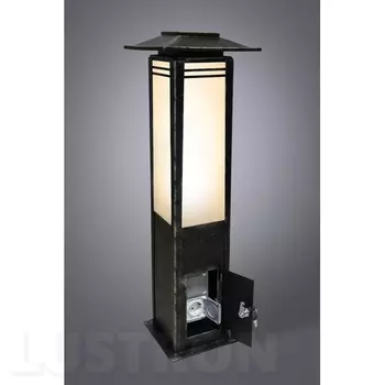 Кованый наземный уличный светильник Русские фонари Novara 330-40/bg-11