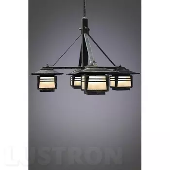 Кованый уличный светильник подвесной Русские фонари Novara 330-94/bg-11