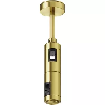 Крепление потолочное двойное Short 78мм Flarity латунь Maytoni Accessories for tracks Flarity TRA156С-D1-BS